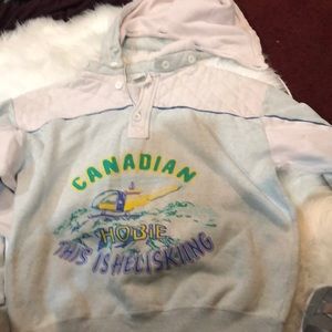 Fun hooded sweatshirt.  Size medium.